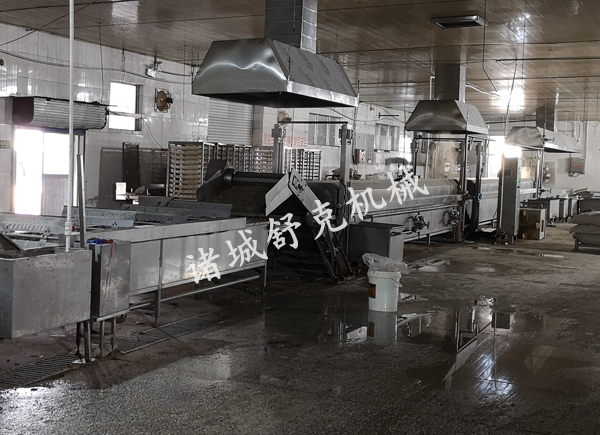 高低溫蒸煮流水線